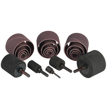 Clesco DRUM KIT SDK-1 General Purpose Sanding Drum Kit with Nut Lock Style Drums DRUM KIT SDK-1